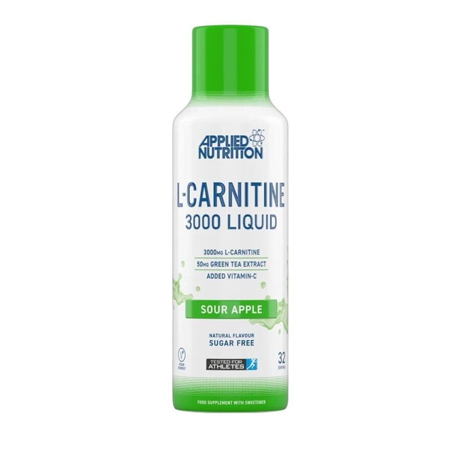 L-Carnitine Liquid 3000, Sour Apple - 480 ml.