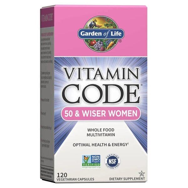 Vitamin Code 50 & Wiser Women - 120 v-capsules