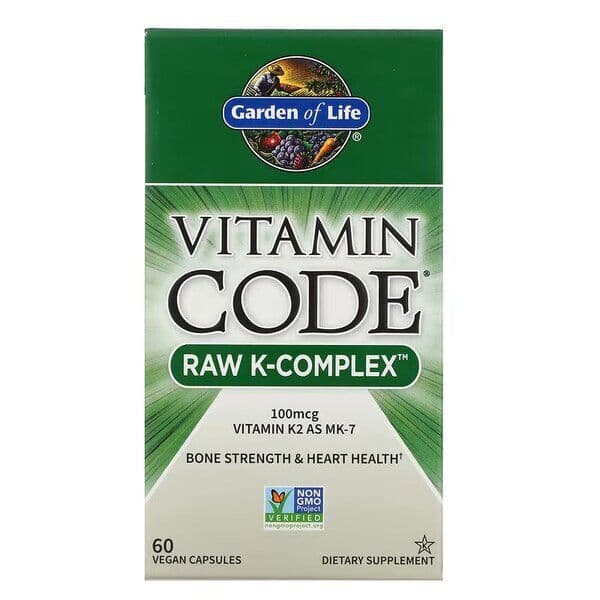 Vitamin Code Raw K-Complex - 60 vegan capsules