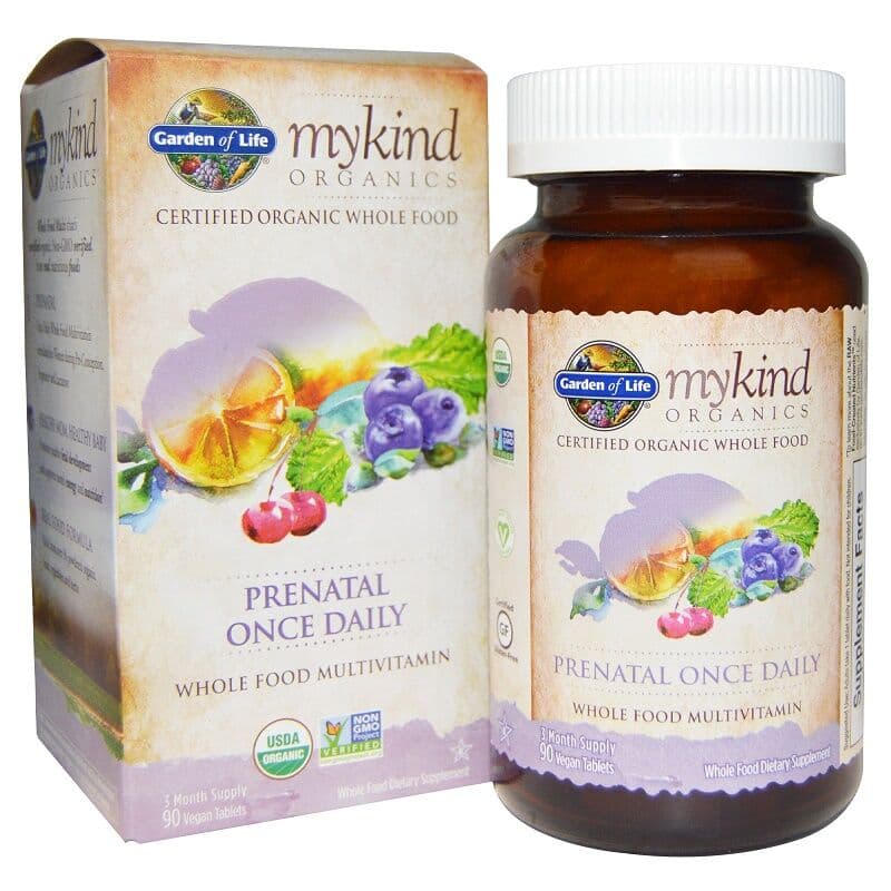 Garden of Life – Mykind Prenatal Once Daily – 90 tabs