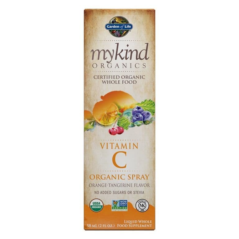 Mykind Vitamin C Spray, Orange-Tangerine - 58 ml.