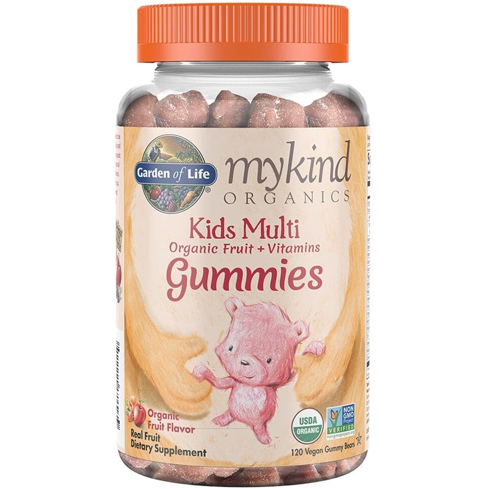 Mykind Kids Multi Gummies, Fruit Flavor - 120 vegan gummy bears