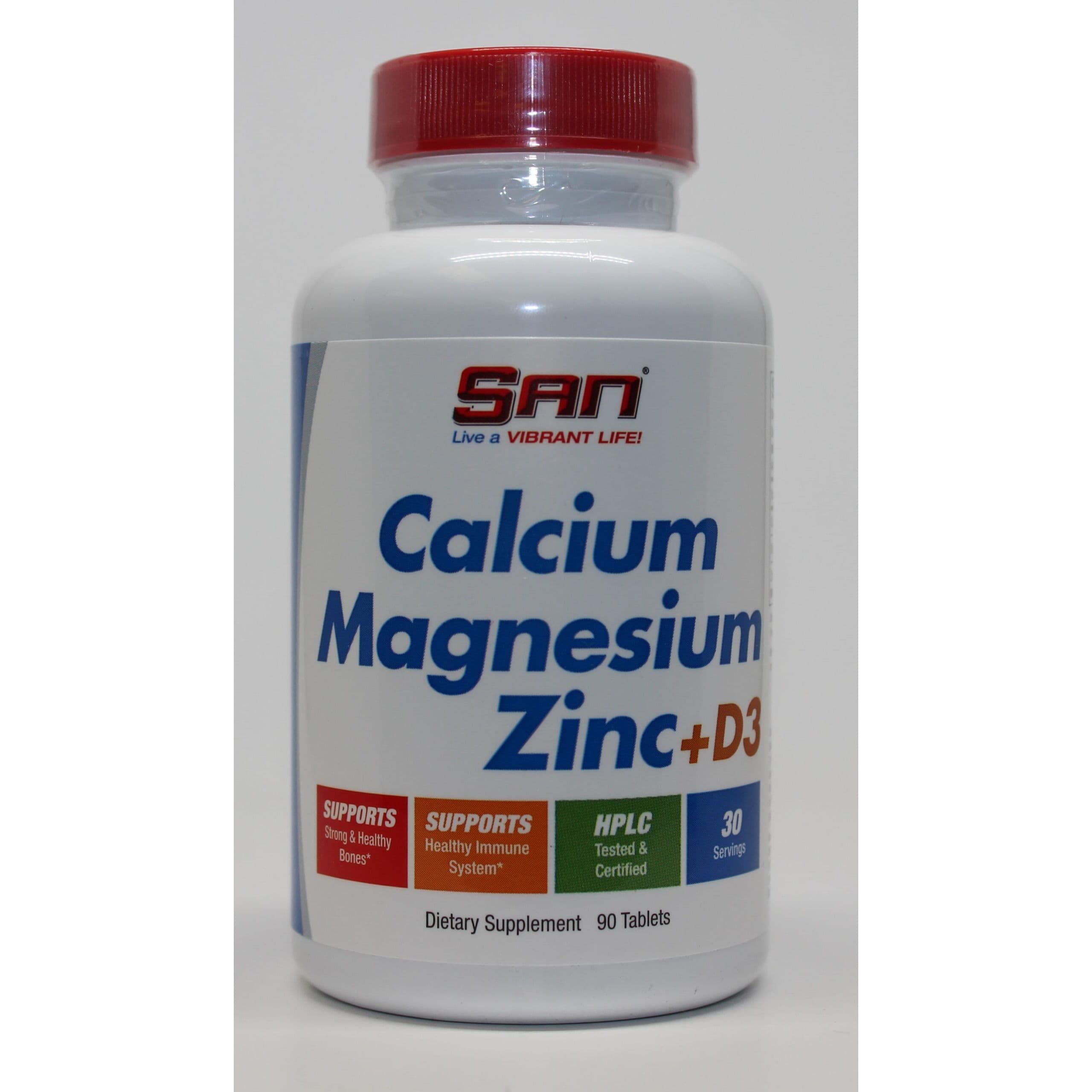 Calcium Magnesium Zinc + D3 - 90 tablets