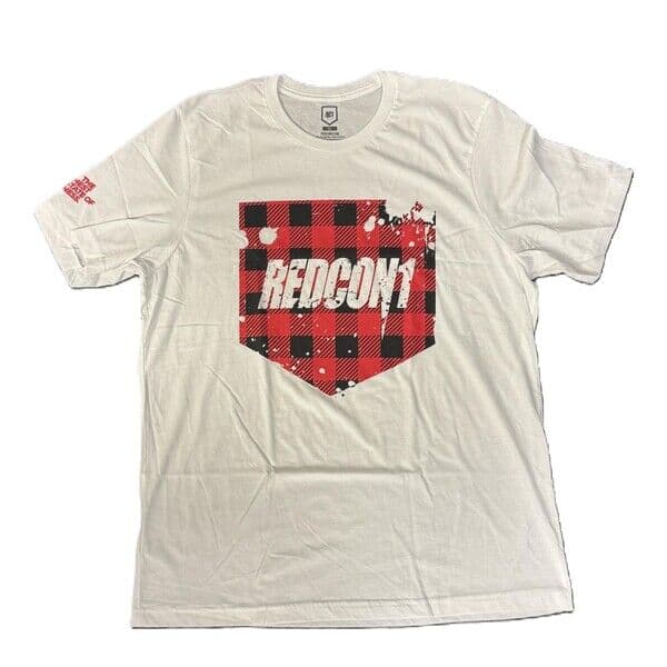 Redcon1 – Red Plaid Shield T-Shirt – Medium