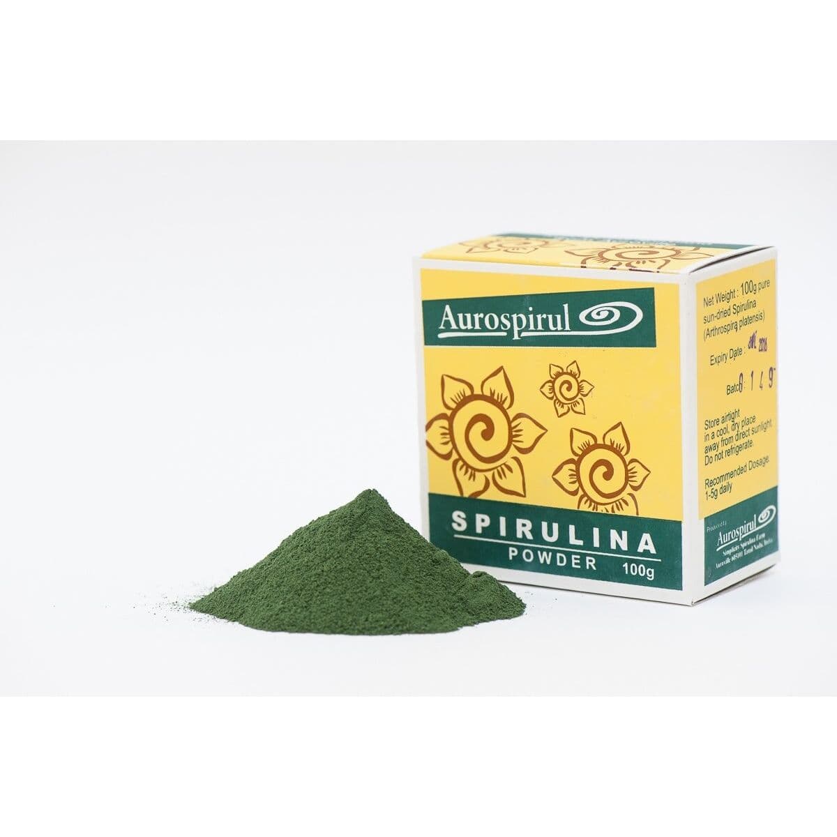 AUROSPIRUL Spirulina Powder (100 g)
