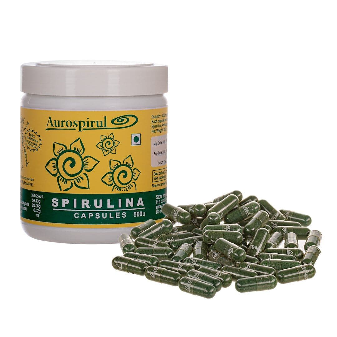AUROSPIRUL Spirulina (500 capsules)