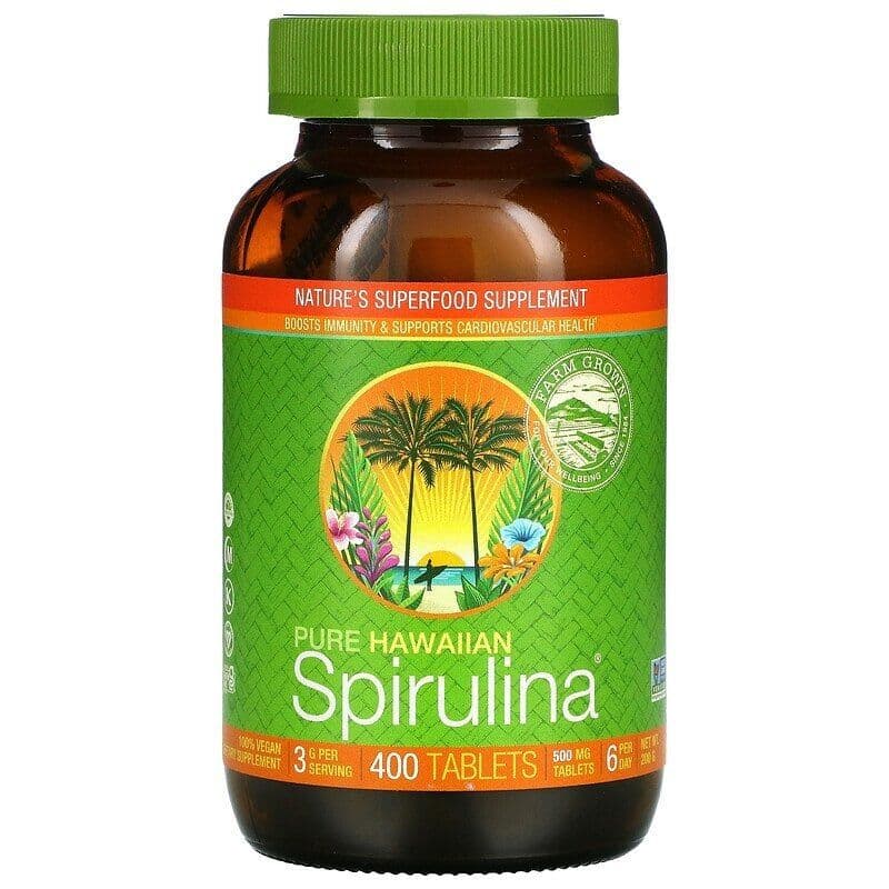 KENAY Hawaiian Spirulina, 500 mg (400 tabs)