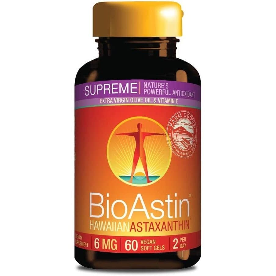 CYANOTECH CO Bioastin Supreme – astaxanthin, 6 mg (60 capsules)
