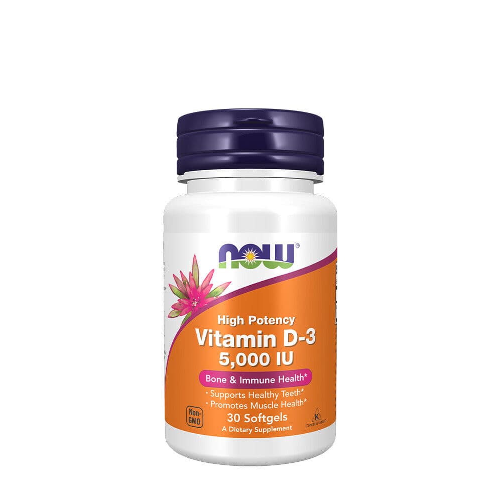 Vitamin D-3, 5000 IU – 30 softgels