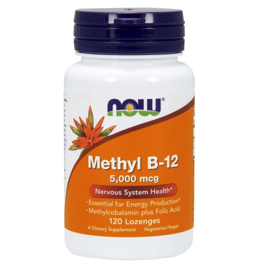 Methyl B-12 with Folic Acid, 5000µg - 120 Lutschtabletten
