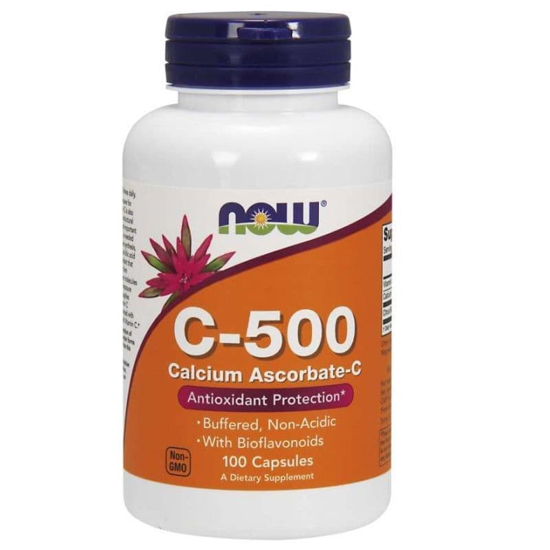 Vitamin C-500 Calcium Ascorbate-C – 100 capsules