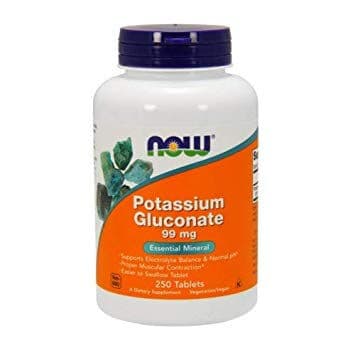 Potassium Gluconate, 99mg - 250 tabletter