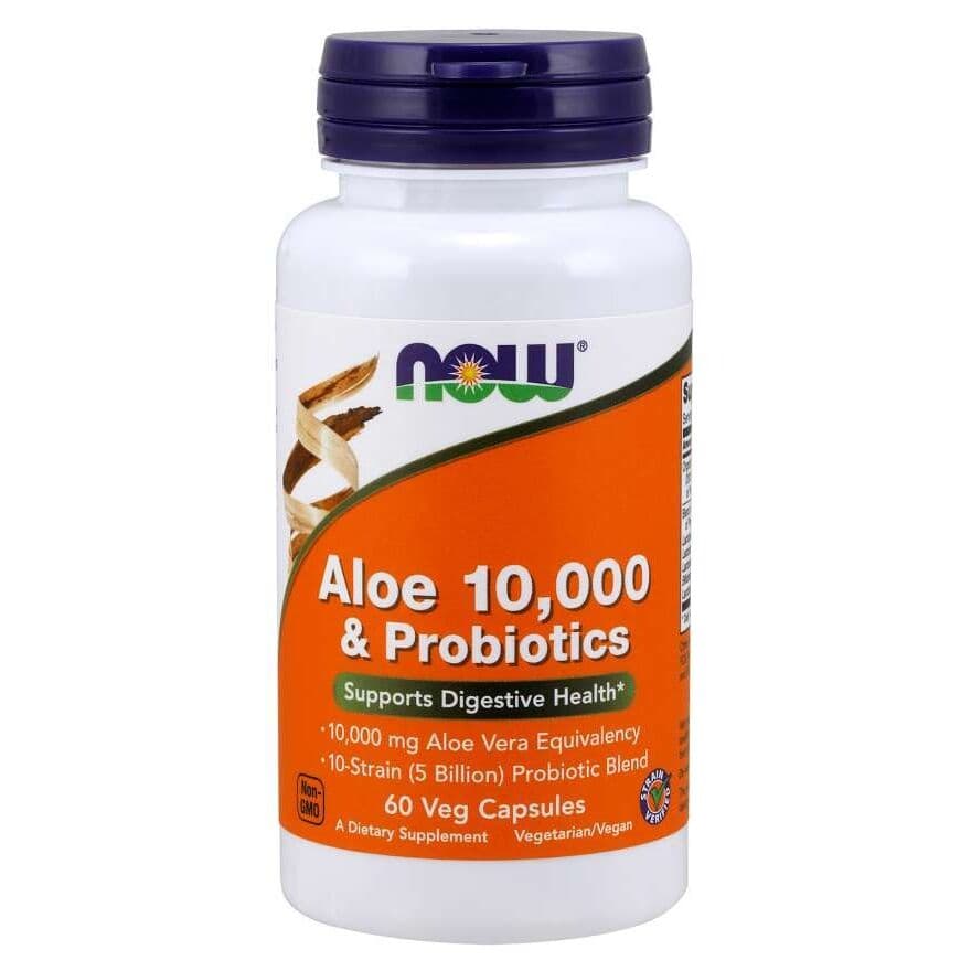 Aloe 10,000 & Probiotics - 60 vcaps