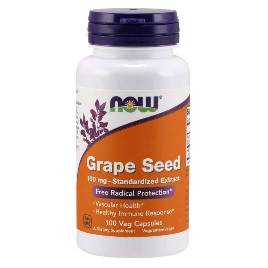 Grape Seed Standardized Extract, 100mg - 100 vcaps