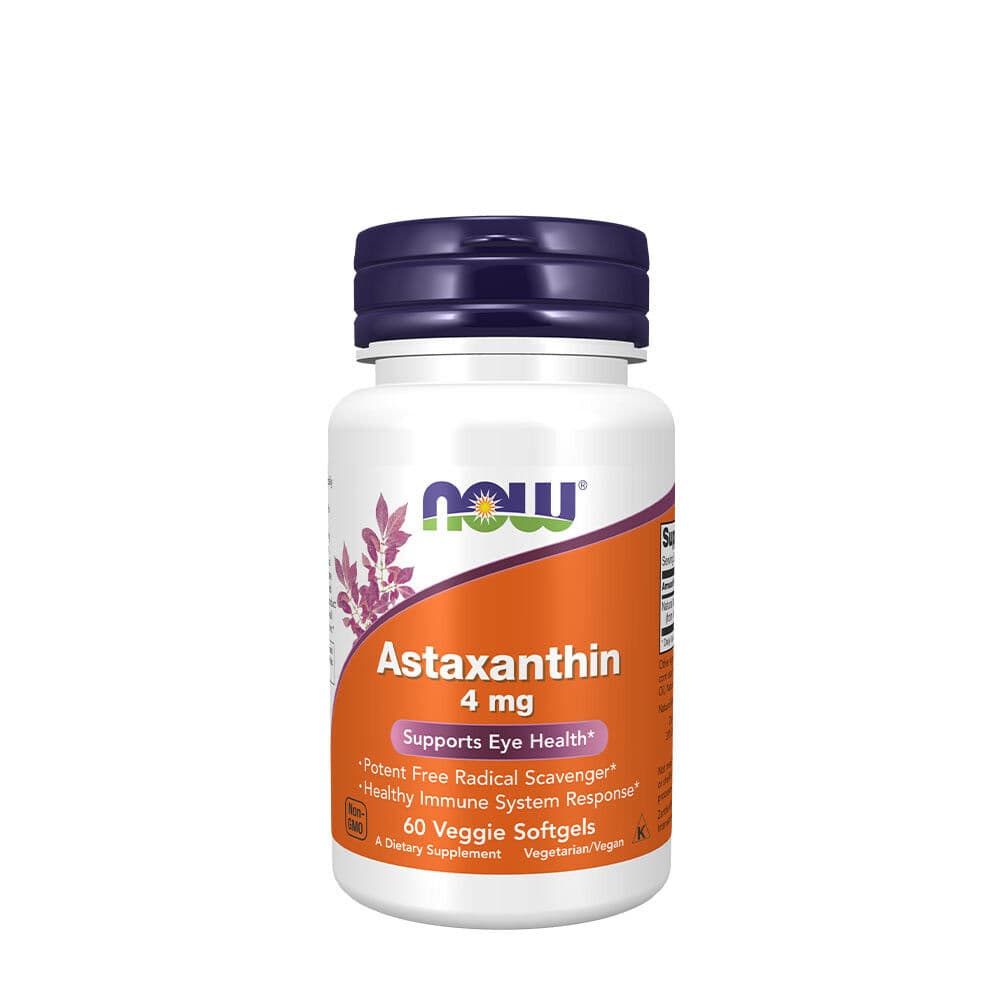 Astaxanthin 4 mg – NOW Foods – 60 Veggie Softgels