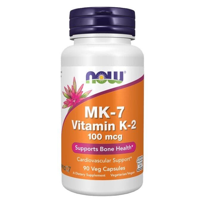 NOW FOODS Vitamin K-2 MK7, 100 µg (90 vcaps)