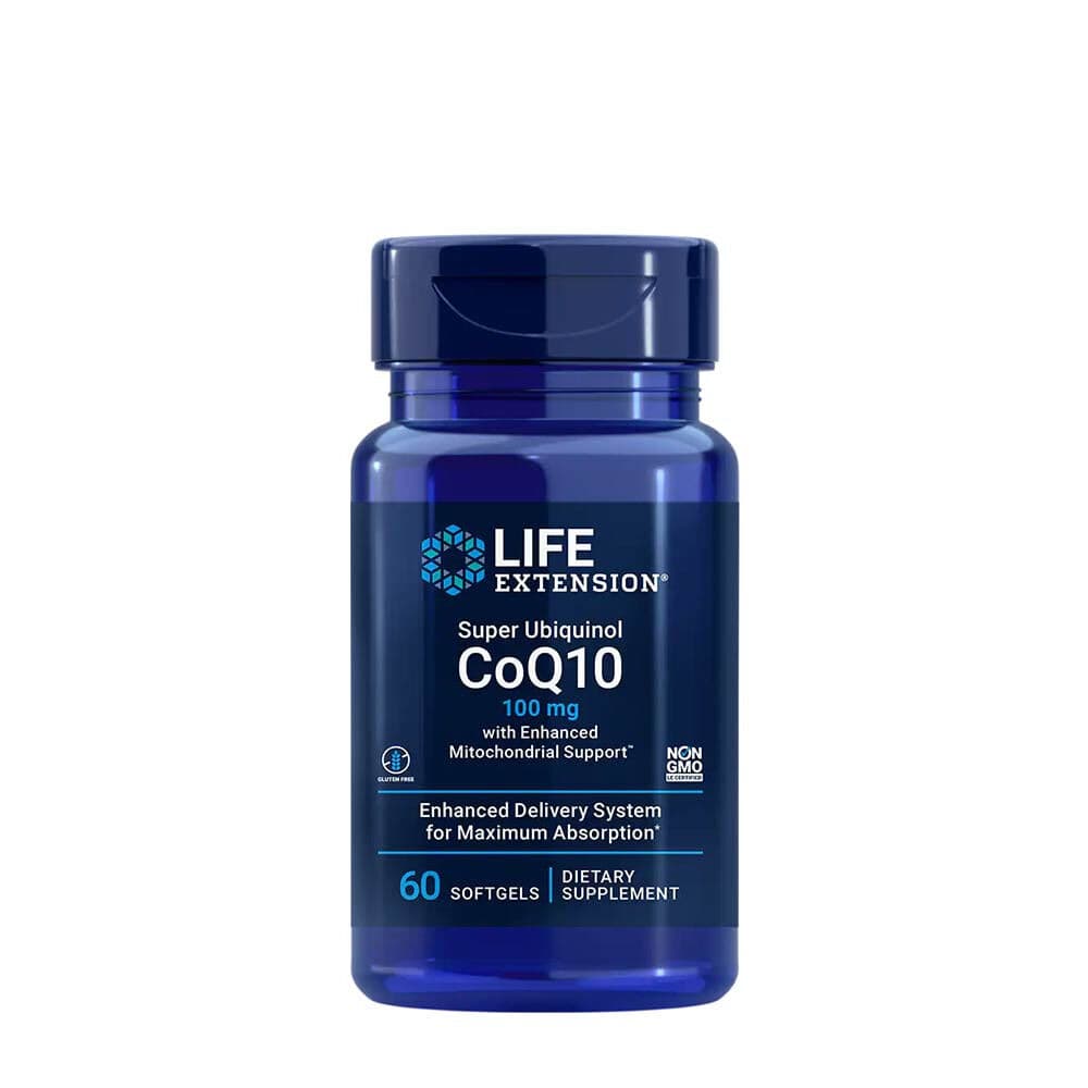 Super Ubiquinol CoQ10, 100mg – 60 softgels