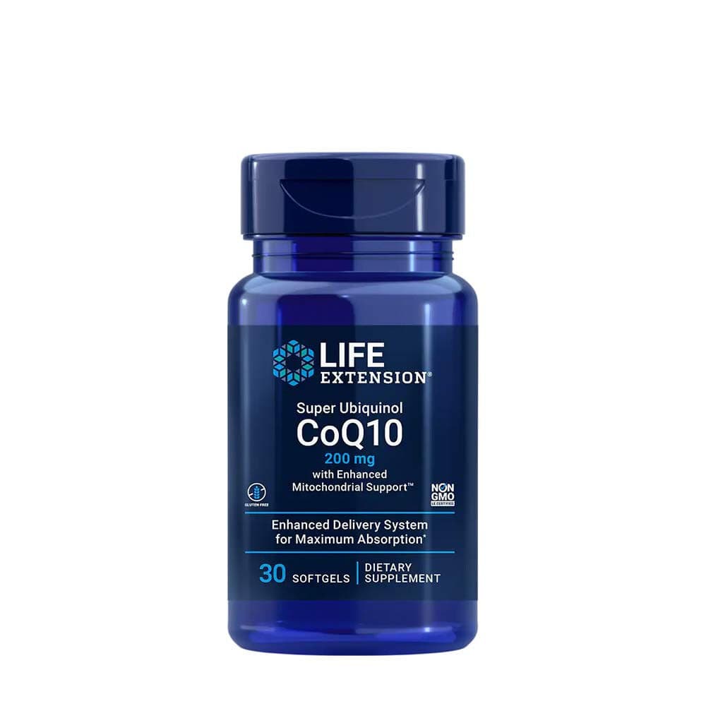 Super Ubiquinol CoQ10, 200mg – 30 softgels