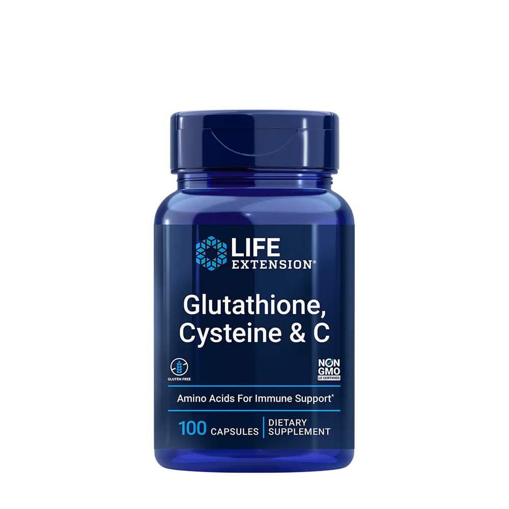 Glutathione, Cysteine & C – 100 capsules
