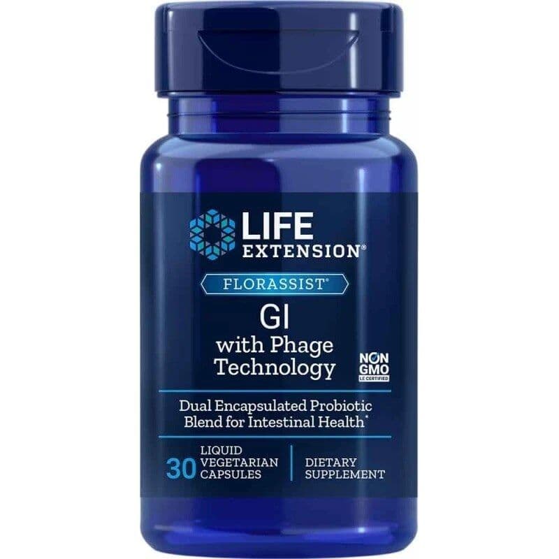 Florassist GI with Phage Technology - 30 liquid vcaps