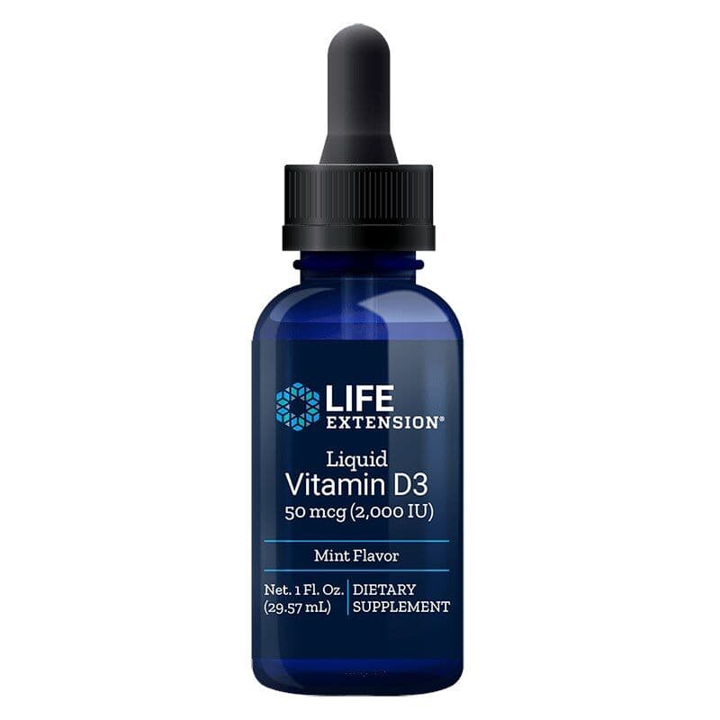 Liquid Vitamin D3, 50µg (Mint) - 29 ml.