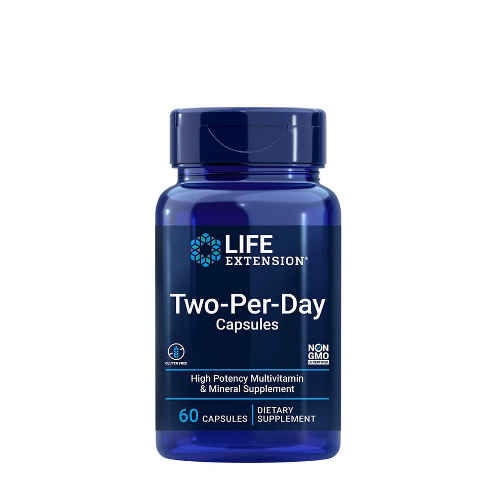 Two-Per-Day, Multivitamin – 60 kapsler