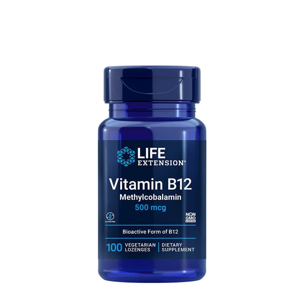 Vitamin B12 Methylcobalamin, 500µg – 100 vegetarian lozenges