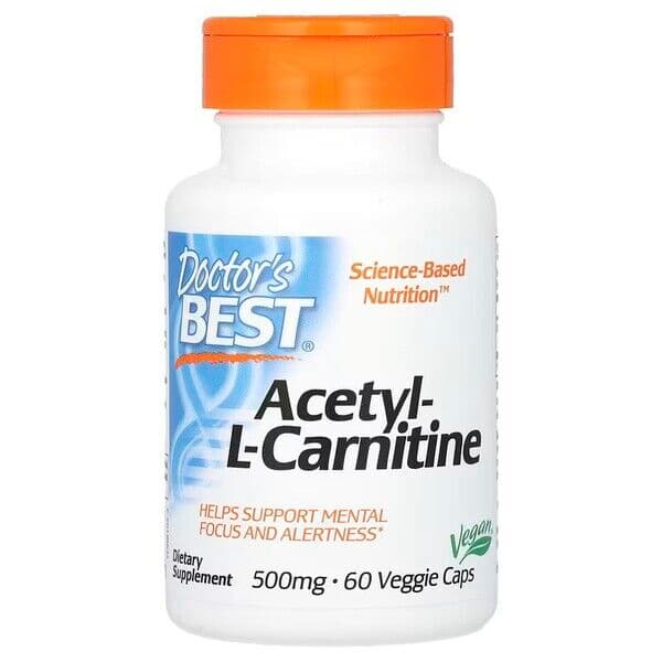 Acetyl L-Carnitine, 500mg - 60 veg. kapslar