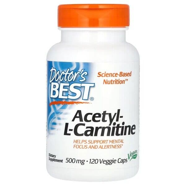 Acetyl L-Carnitine, 500mg - 120 vcaps