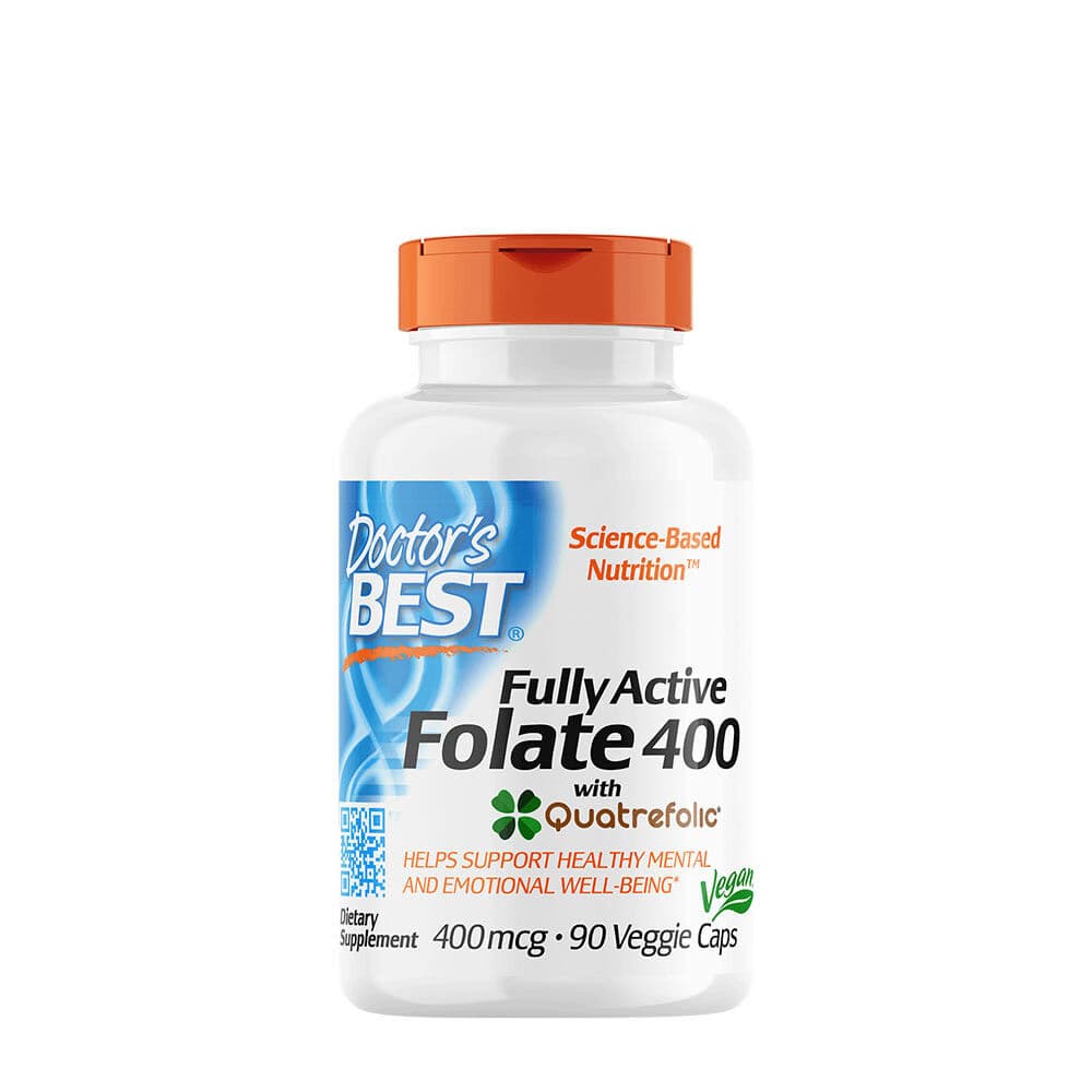 Fully Active Folate 400 with Quatrefolic, 400µg – 90 vcaps