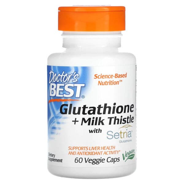 Glutathione + Milk Thistle - 60 kasviskapselia