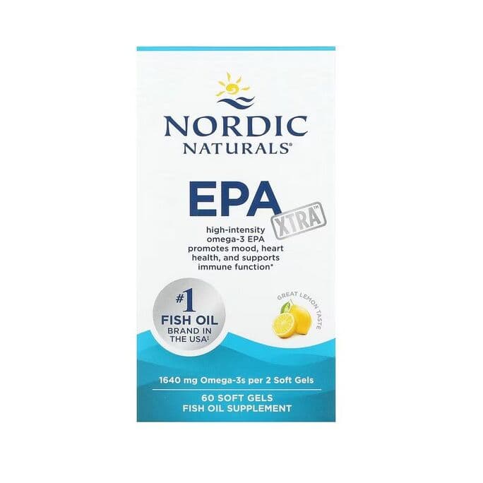 EPA Xtra, 1640mg Lemon - 60 softgel