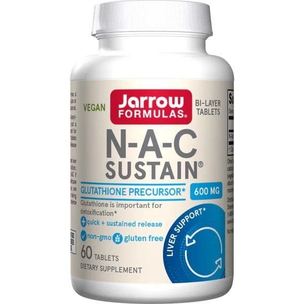 N-A-C Sustain, 600mg - 60 tabletter
