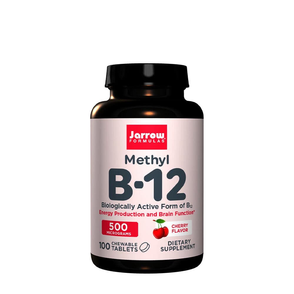 Methyl B-12, 500µg (Cherry) - 100 vegan chewable tabs