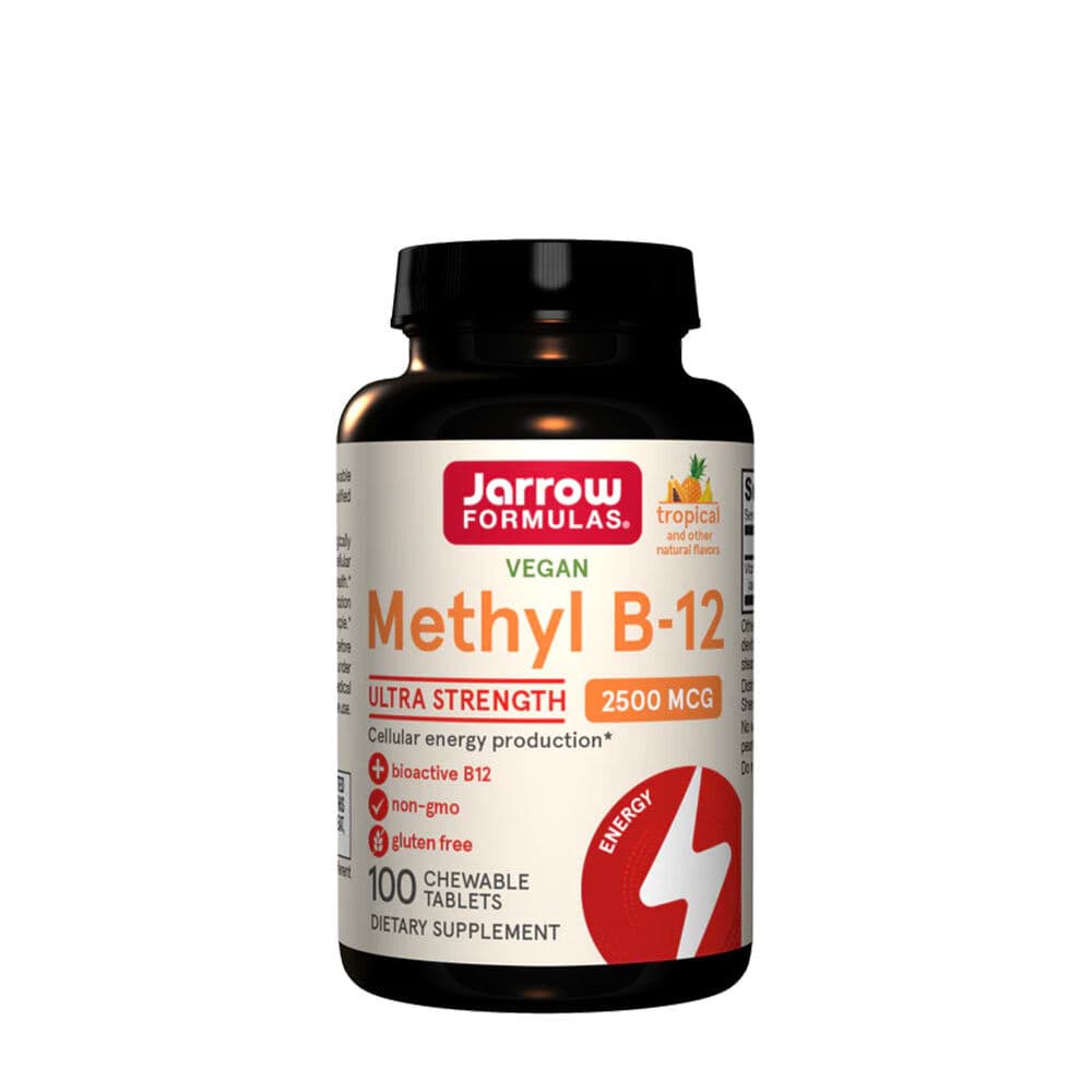Methyl B-12, 2500µg (Tropical) – 100 vegan chewable tabs