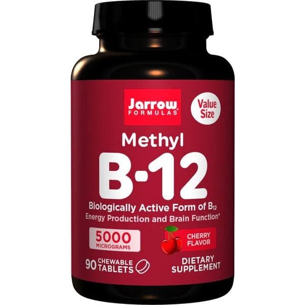 Methyl B-12, 5000µg (Cherry) – 90 chewable tabs