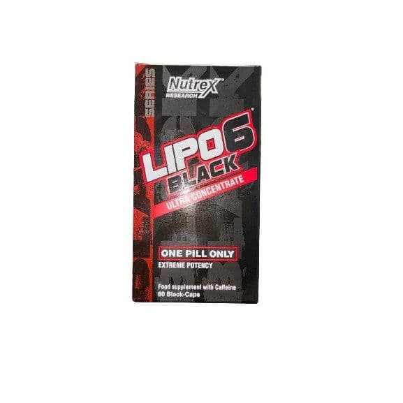 Lipo-6 Black Ultra Concentrate, Extreme Potency - 60 black capsules