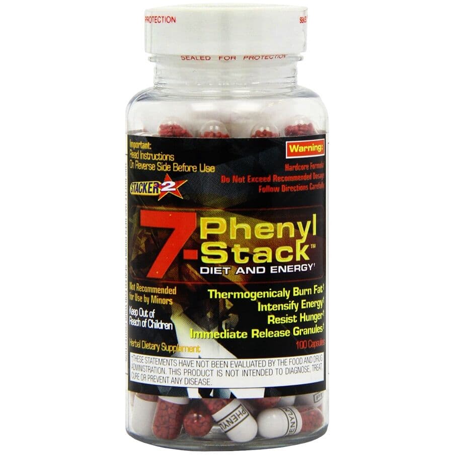 Stacker 2 7-Phenyl Stack - 100 capsules