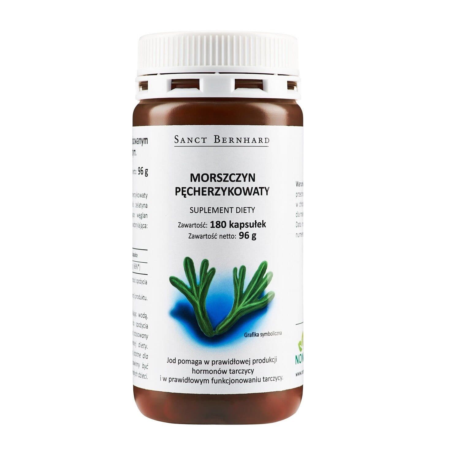 KRAUTERHAUS SANCT BERNHARD Iodine Seaweed Capsules (180 capsules)