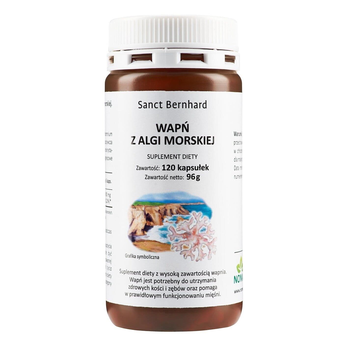 KRAUTERHAUS SANCT BERNHARD Calcium Lithothamnium Capsules (120 capsules)