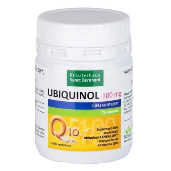 KRAUTERHAUS SANCT BERNHARD Ubiquinol Kaneka QH 100 mg (75 capsules)