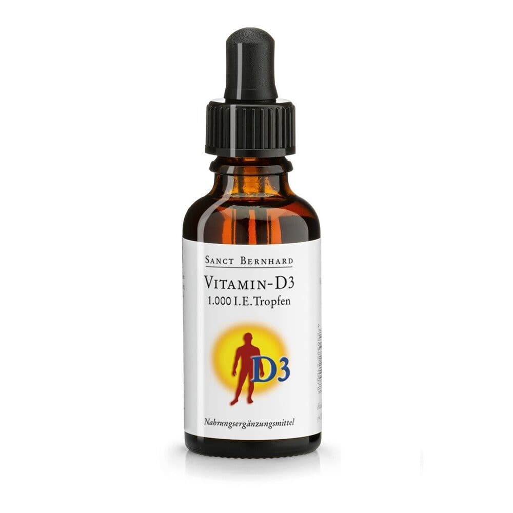 KRAUTERHAUS SANCT BERNHARD Vitamin D3, 1000 IU, 25 µg Drops (30 ml)
