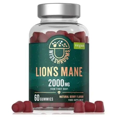 WISESHROOMS Lion's Mane Gummies (60 gummies)