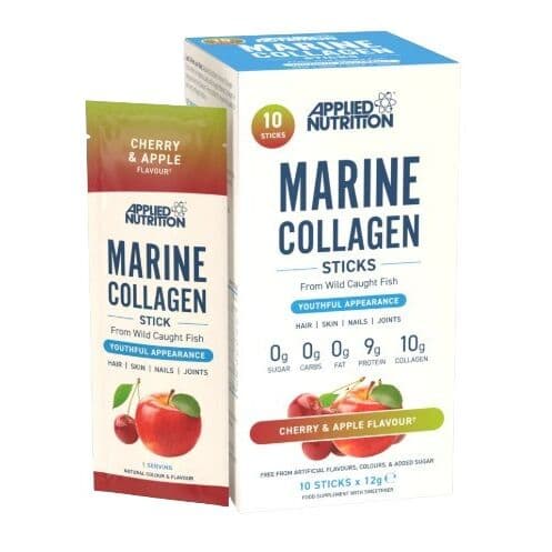 Marine Collagen Sticks, Cherry & Apple - 10 x 12g