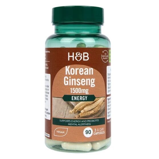Korean Ginseng, 1500mg – 90 vcaps