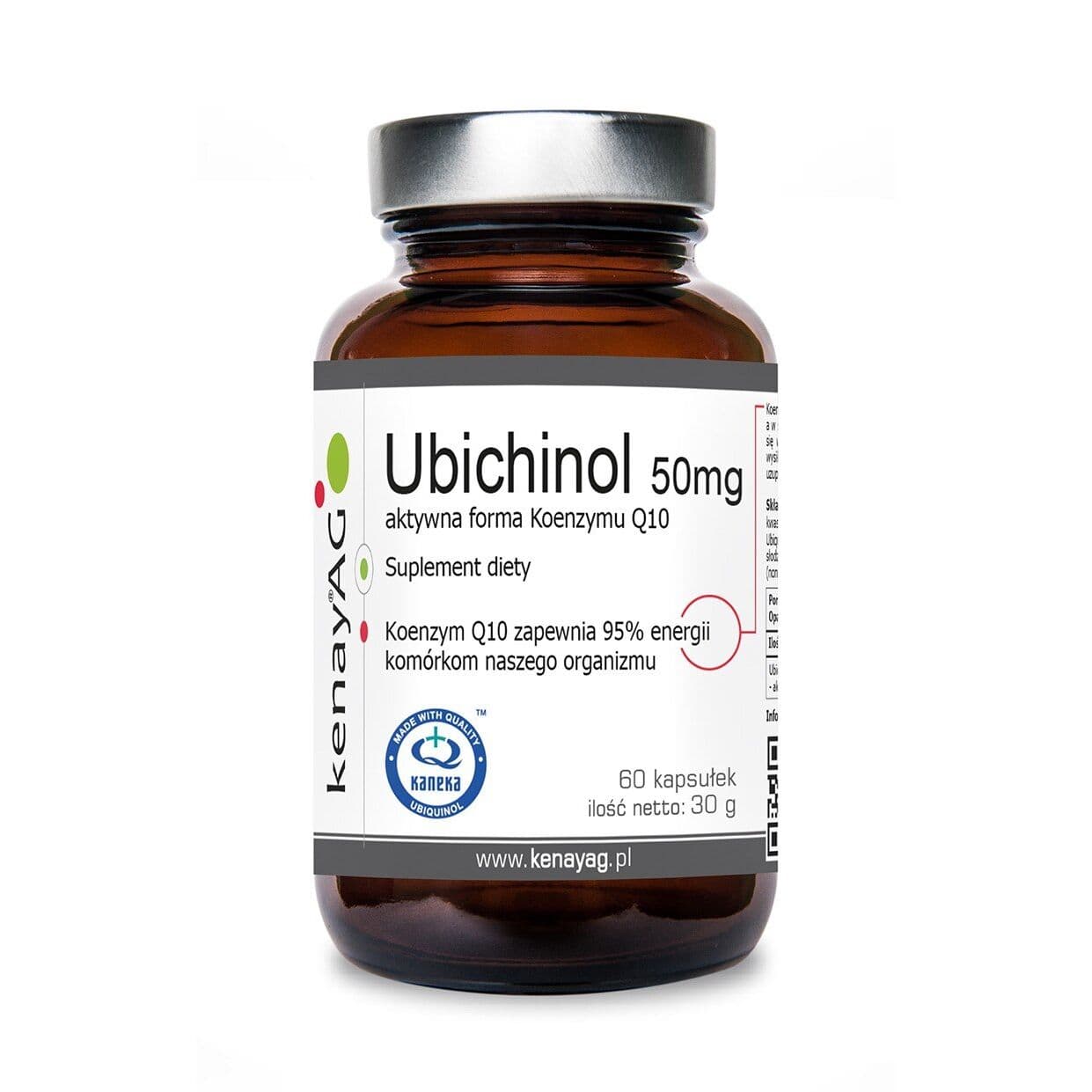 KENAY Ubiquinol Active Coenzyme Q10, 50 mg (60 capsules)