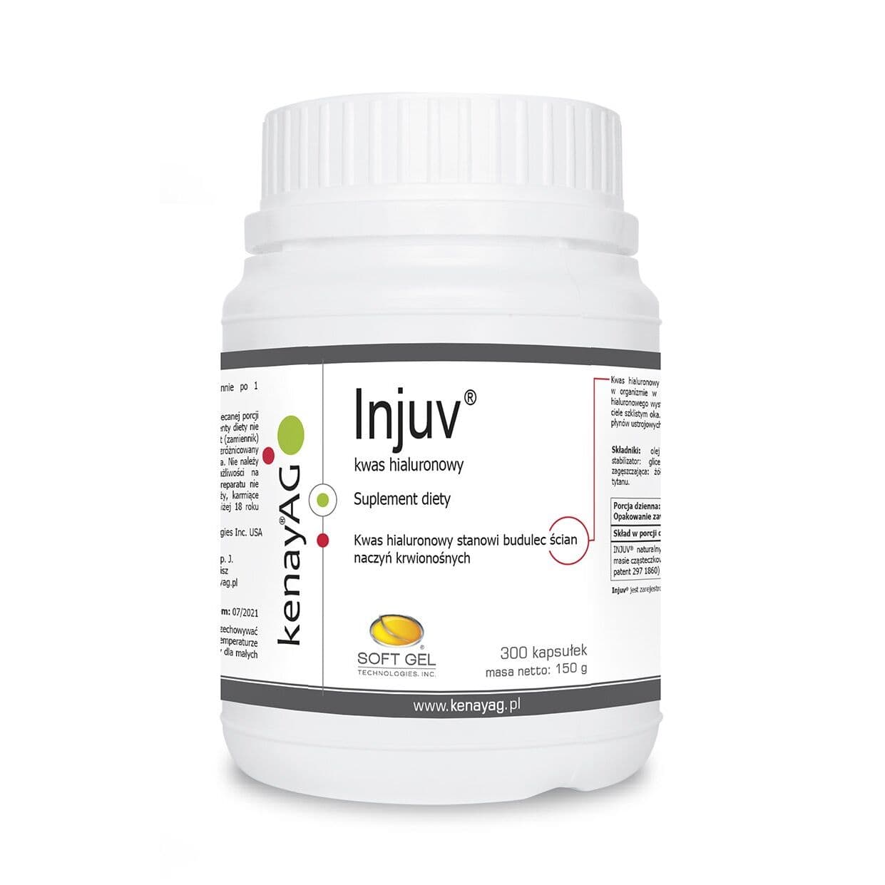 KENAY Injuv hyaluronic acid (300 capsules)