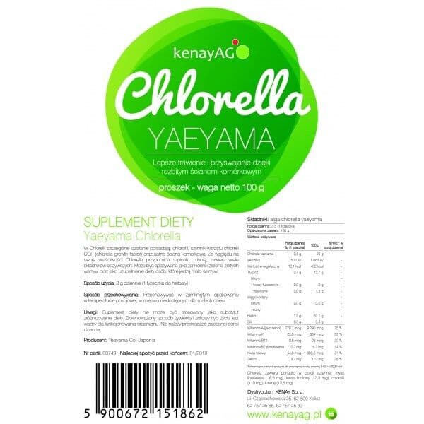 KENAY Chlorella YAEYAMA Powder (100 g)