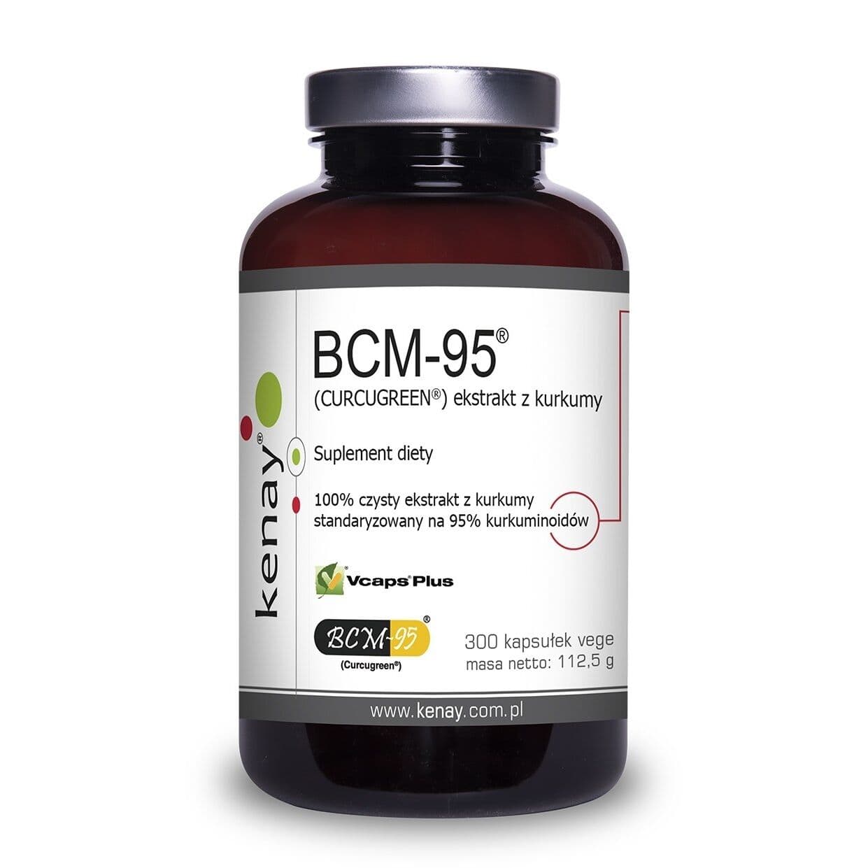 KENAY Curcumin BCM-95 Curcugreen (300 capsules)