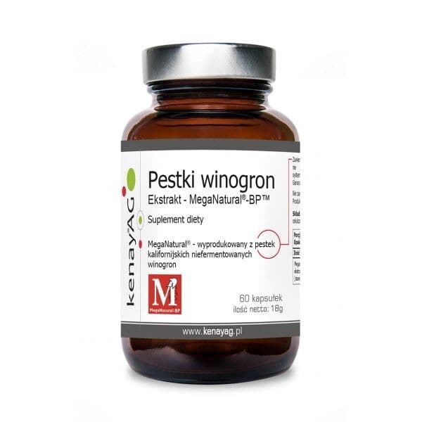 KENAY MEGA NATURAL BP grape seed extract (60 capsules)